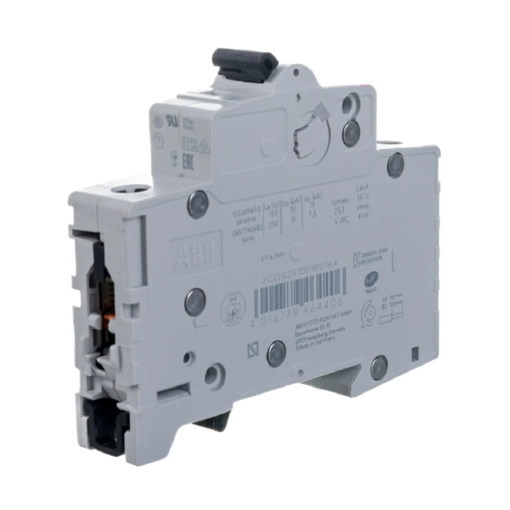 Автоматический выключатель АВВ 2CDS251001R0164, 1Р, S201, С, 16А, 6kA