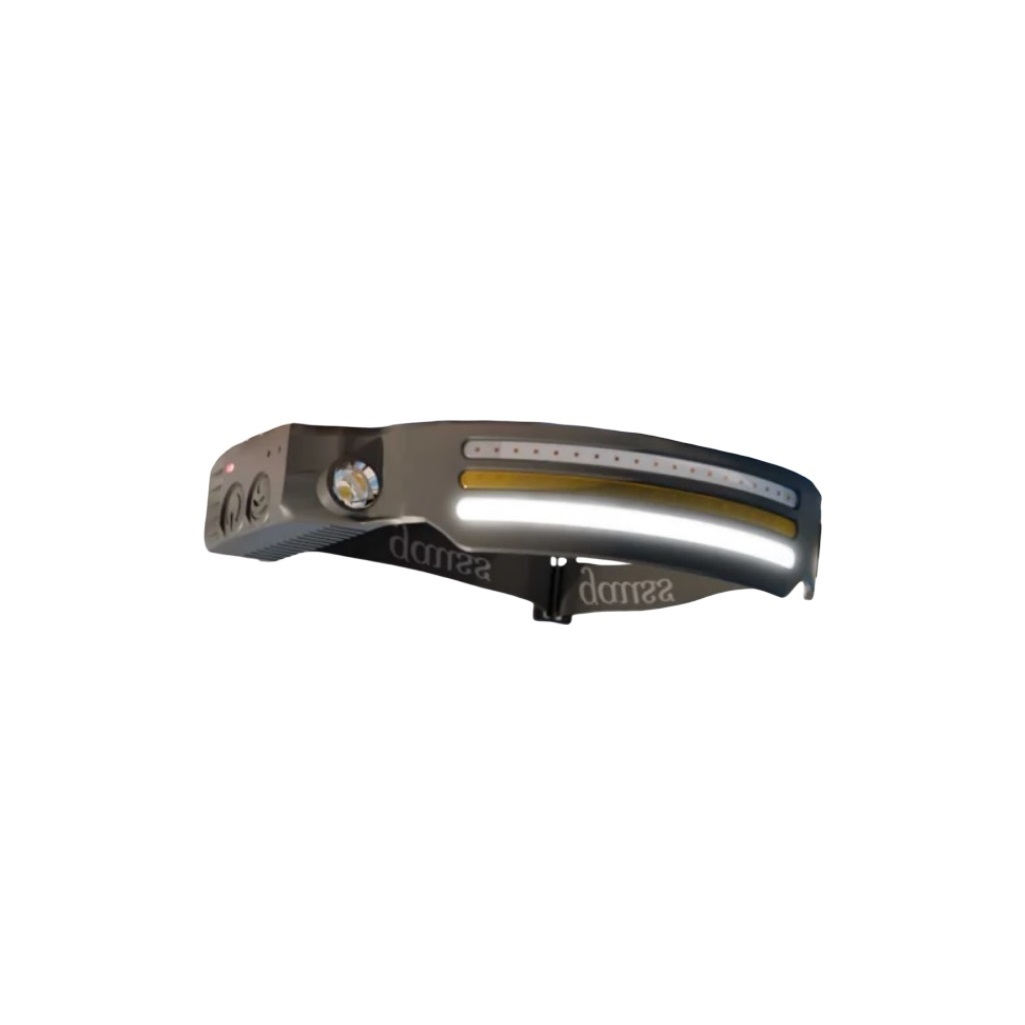 Фонарь светодиодный налобный Gauss, модель GFL412, 13W, 1200mAh, 650lm, аккумулятор Li-ion, 11 режимов