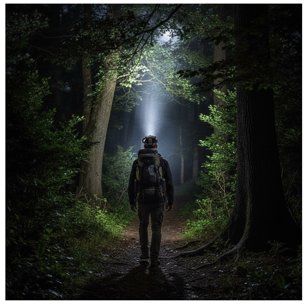 Фонарь налобный Ultraflash LED5335 15015, аккумуляторный, 5 Вт, USB, черный