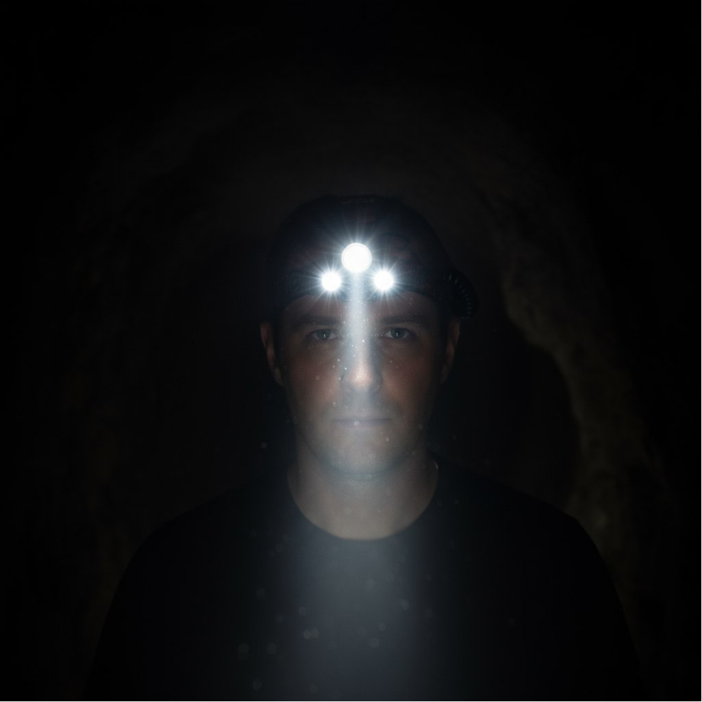 Фонарь налобный Ultraflash LED5335 15015, аккумуляторный, 5 Вт, USB, черный