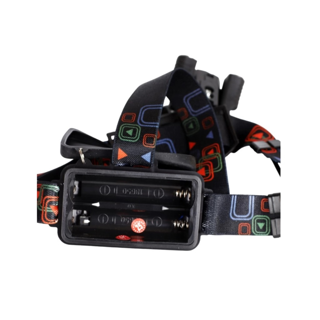 Фонарь налобный Ultraflash LED5335 15015, аккумуляторный, 5 Вт, USB, черный