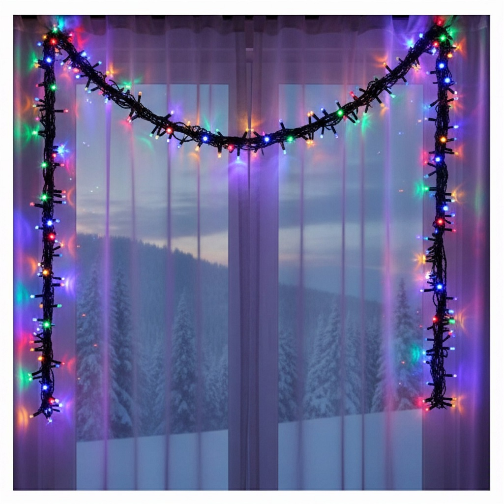 Гирлянда светодиодная Feron CL07 26782,	IP44, нить, Разноцветная, 40 м