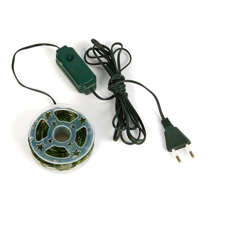 Гирлянда светодиодная Uniel Роса ULD-S10000-1000/DGA warm white IP20, теплый белый 100 м, UL-00012089