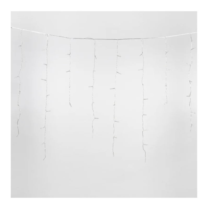 Гирлянда светодиодная с эффектом мерцания Uniel ULD-B12006-195/TTK Blue бахрома IP44 синий, 12 м