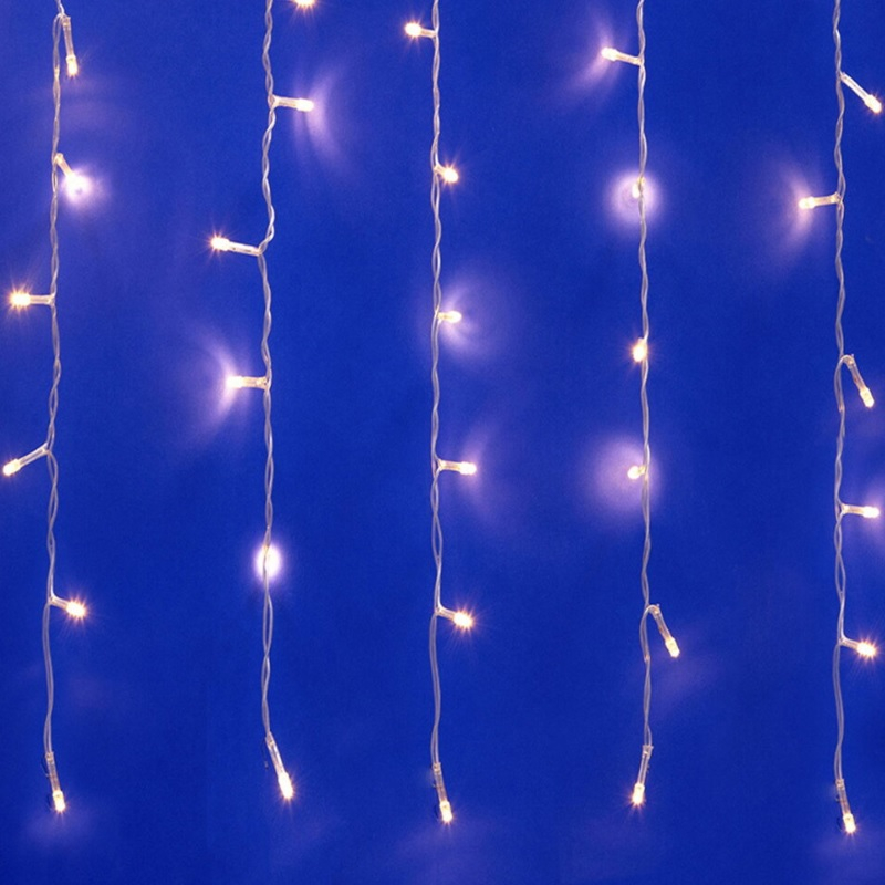 Гирлянда светодиодная Uniel ULD-C3020-160/DTA занавес 3х2 м, IP20, теплый белый, 3 м