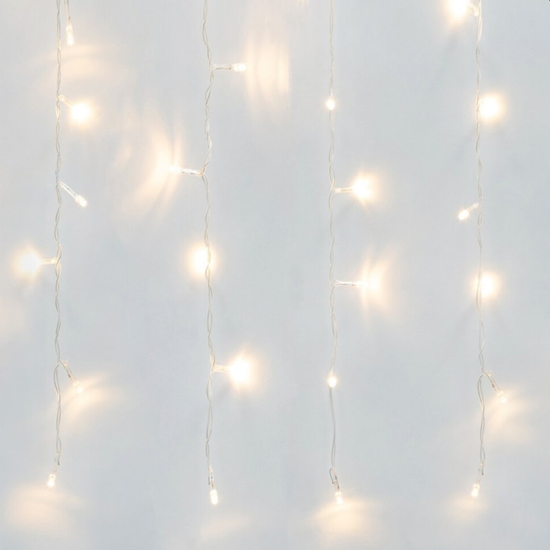 Гирлянда светодиодная Uniel ULD-C3020-160/DTA занавес 3х2 м, IP20, теплый белый, 3 м