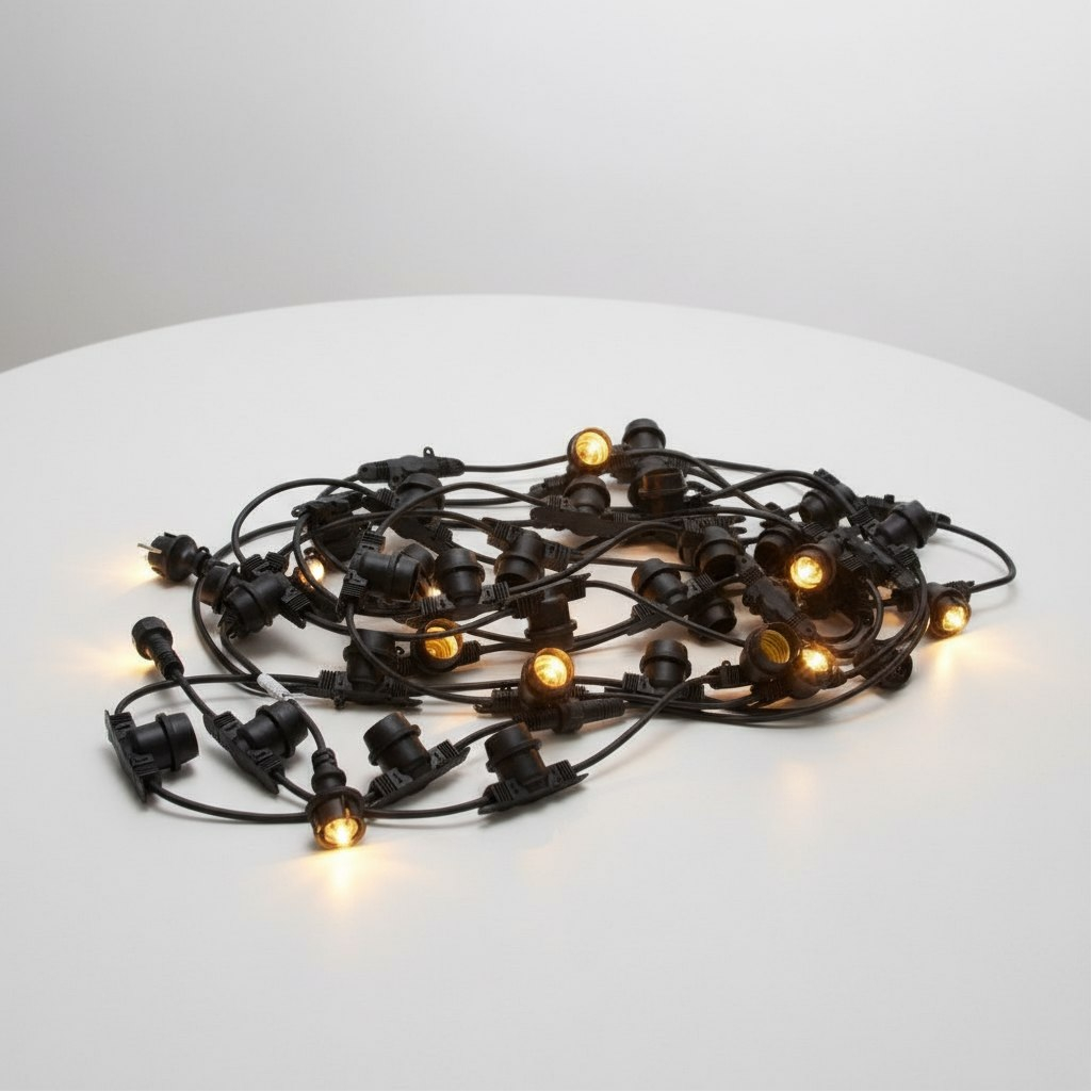 Гирлянда светодиодная Uniel UDL-K110 40/E27/10M IP65, Белт-лайт, без ламп, UL-00006440, 10 м