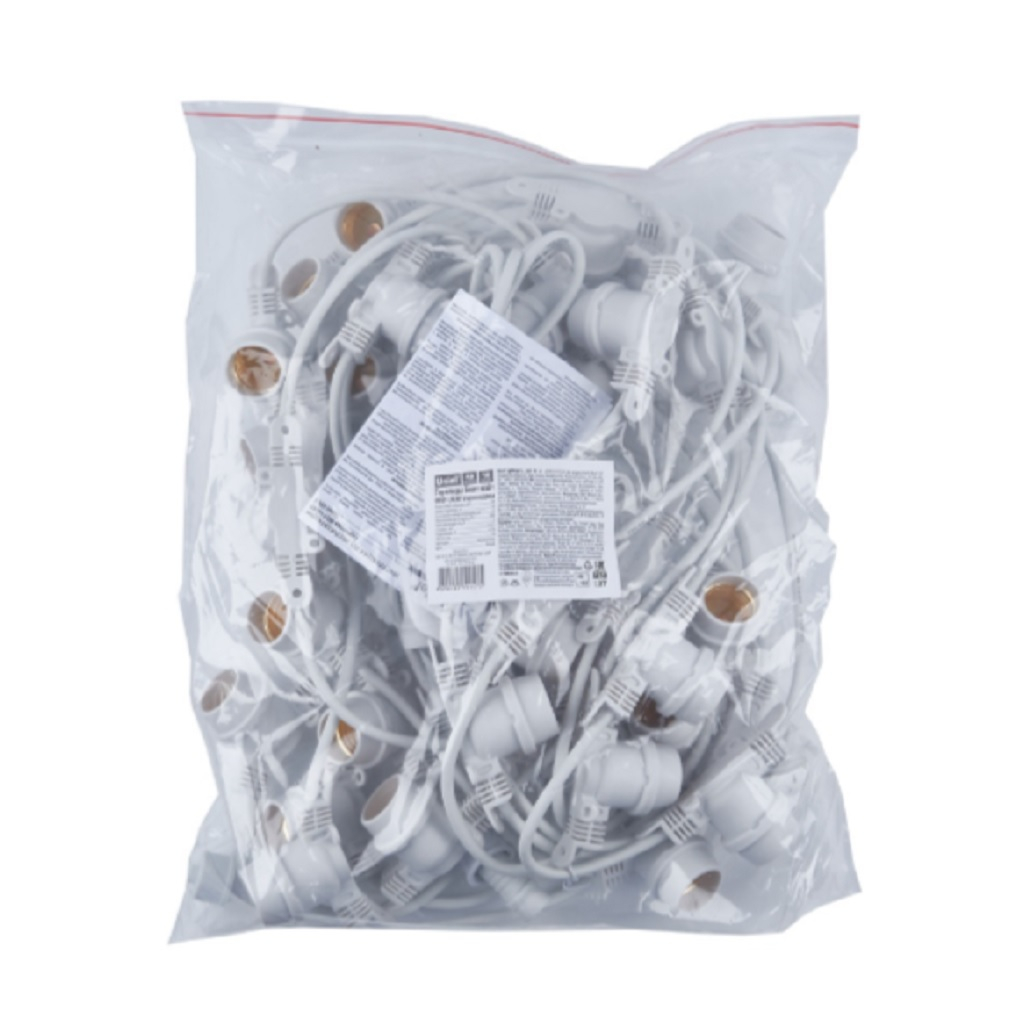 Гирлянда светодиодная Uniel UDL-K110 40/E27/10M UL-00011809, IP65, Белт-лайт, без ламп, 10 м