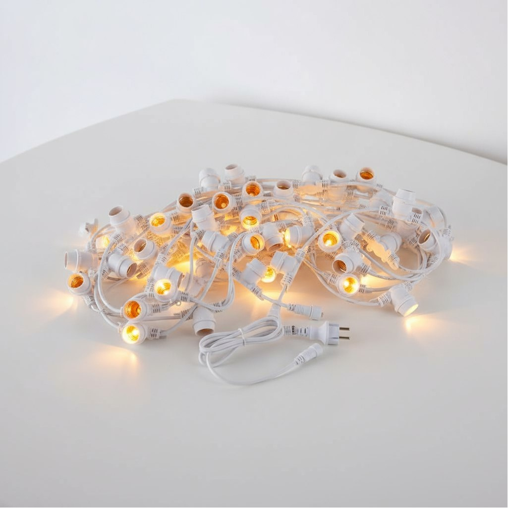 Гирлянда светодиодная Uniel UDL-K110 40/E27/10M UL-00011809, IP65, Белт-лайт, без ламп, 10 м