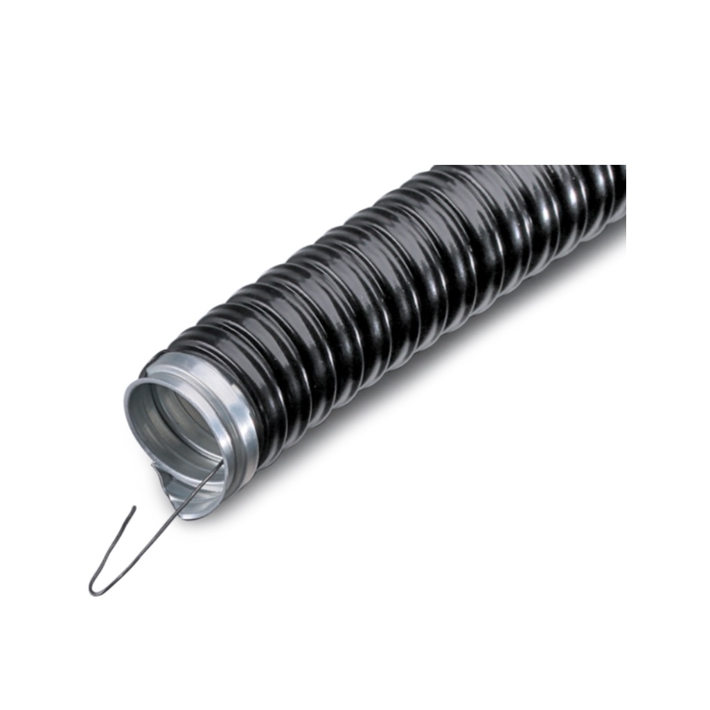 Металлорукав Iek Elasta РЗ-Ц-П-20 мм CMP10-20-050, в ПВХ, черный