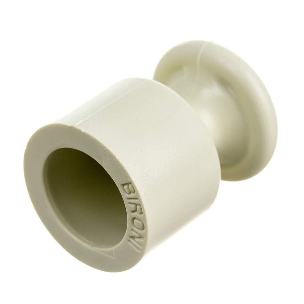 Изолятор пластиковый Bironi B1-551-211, внешний монтаж, цвет слоновая кость