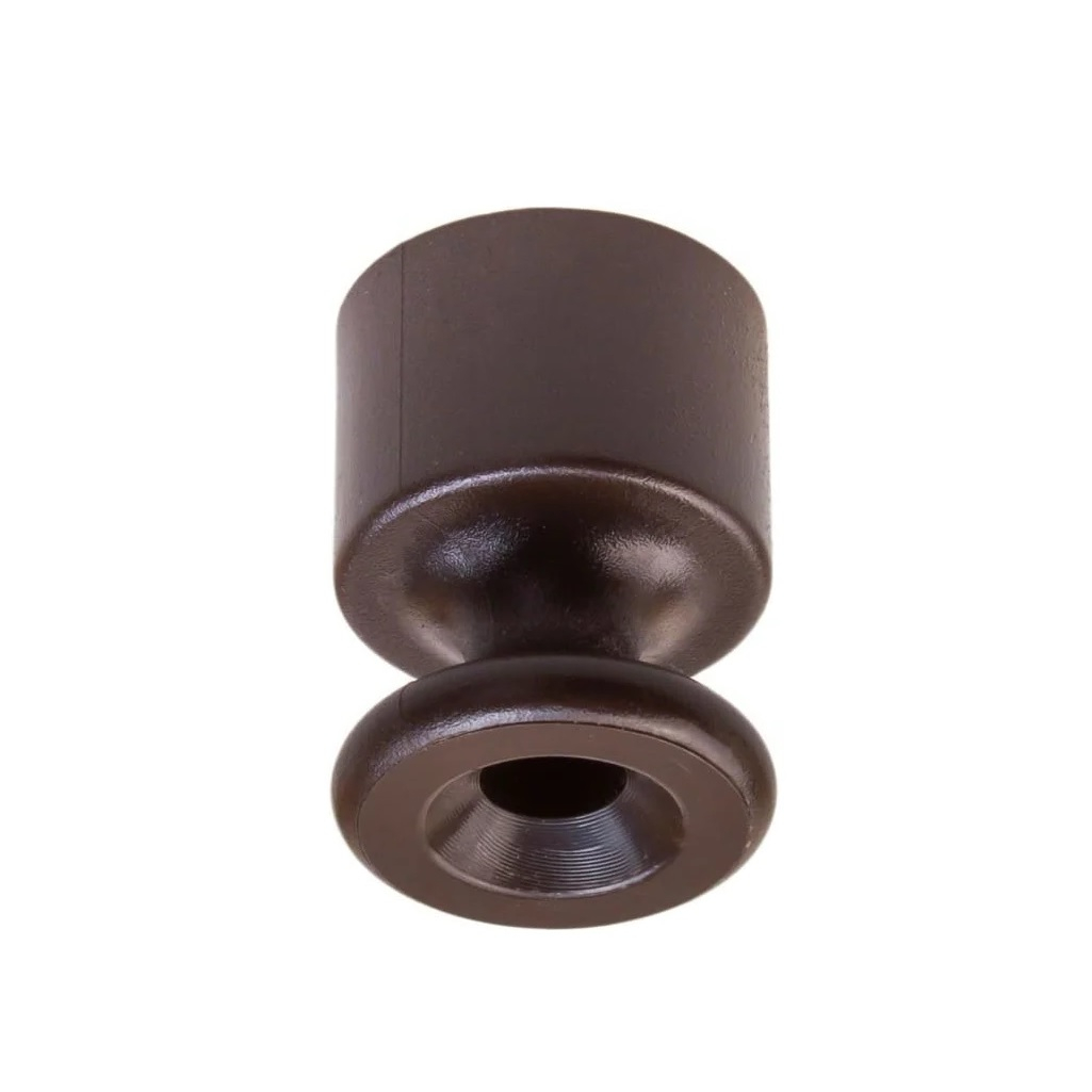 Изолятор пластиковый Bironi, внешний монтаж, цвет коричневый, B1-551-22