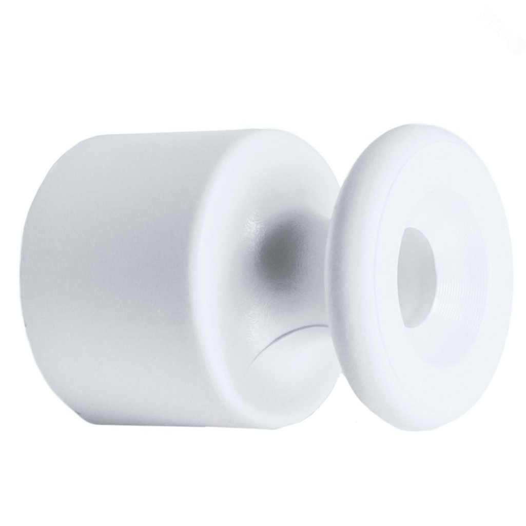 Изолятор пластиковый Bironi, внешний монтаж, цвет белый, B1-551-21