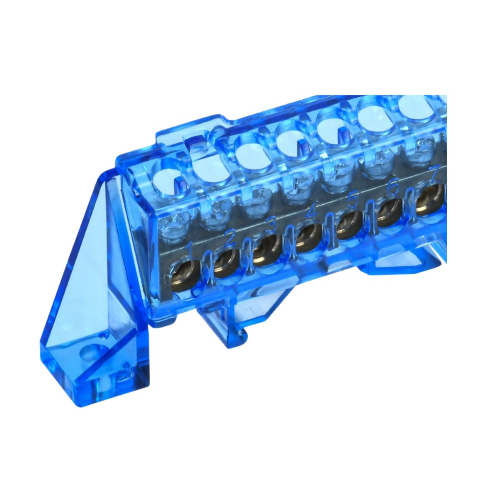 Шина нулевая Tekfor IEK N, Стойка, 6х9-9-С, TF-NN10-09-DP-K07