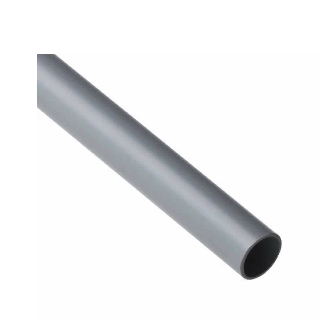 Труба ПВХ жесткая 7219, гладкая, d 25 мм, длина 3 м, цвет серый
