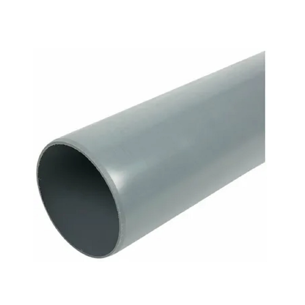 Труба ПВХ жесткая 7219, гладкая, d 25 мм, длина 3 м, цвет серый