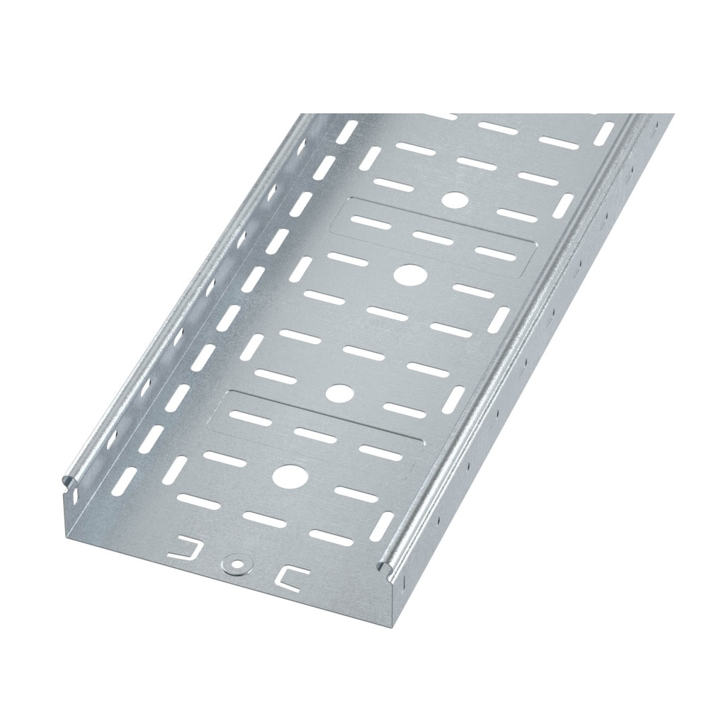 Лоток перфорированный ДКС SPL3520, S3, 50х200х3000 мм, 0.7 мм, оцинкованная сталь