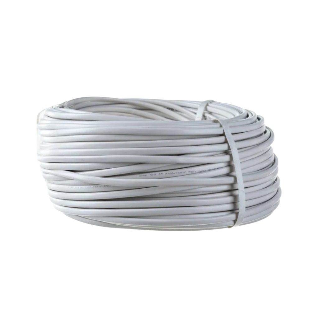 Провод силовой ПБППг 3х2.5 кв.мм, установочный, белый, длина 30 метров