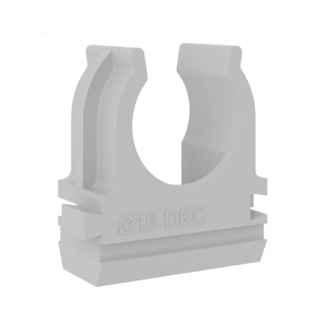 Держатель для труб DKC 09211, с защелкой, клипса для монтажного пистолета, диаметр 16 мм