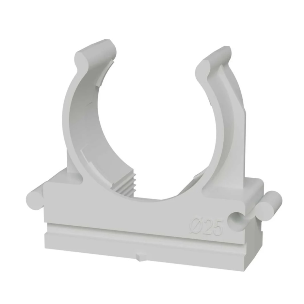 Держатель для труб, с защелкой, клипса для монтажного пистолета, диаметр 25 мм