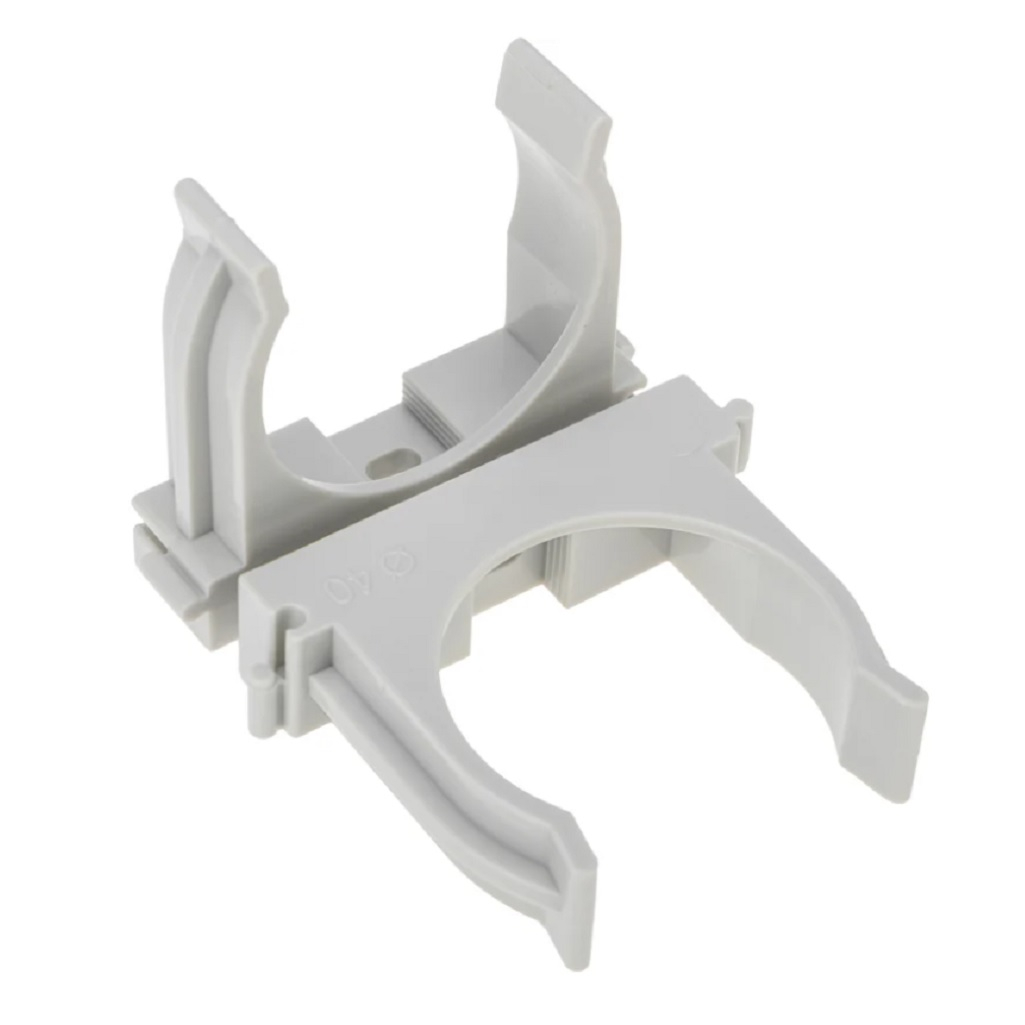 Держатель для труб, с защелкой, клипса для монтажного пистолета, диаметр 40 мм