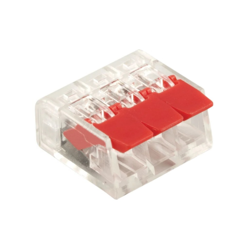 Клемма универсальная Stekker LD221-413, компактная, 3-проводная