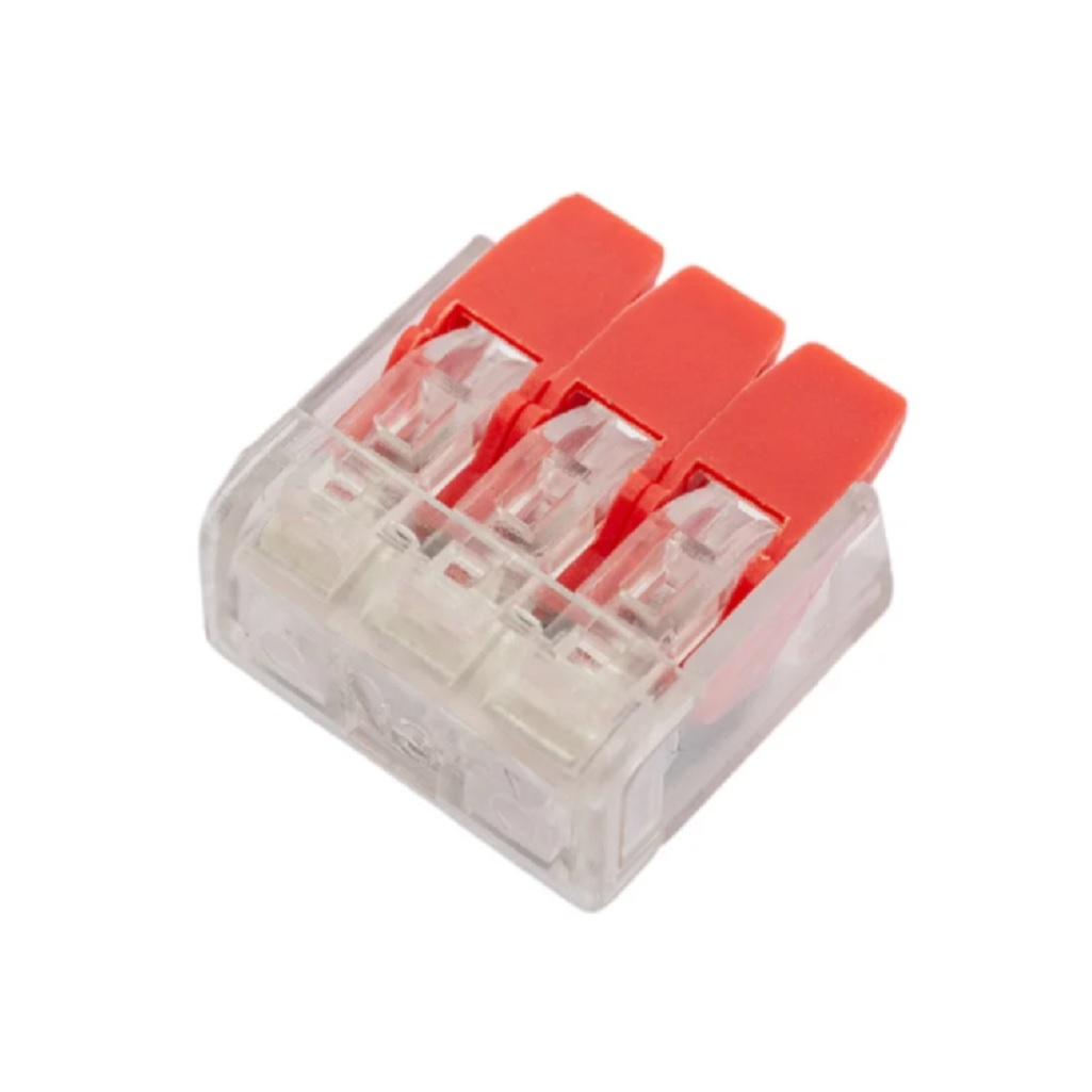 Клемма универсальная Stekker LD221-413, компактная, 3-проводная