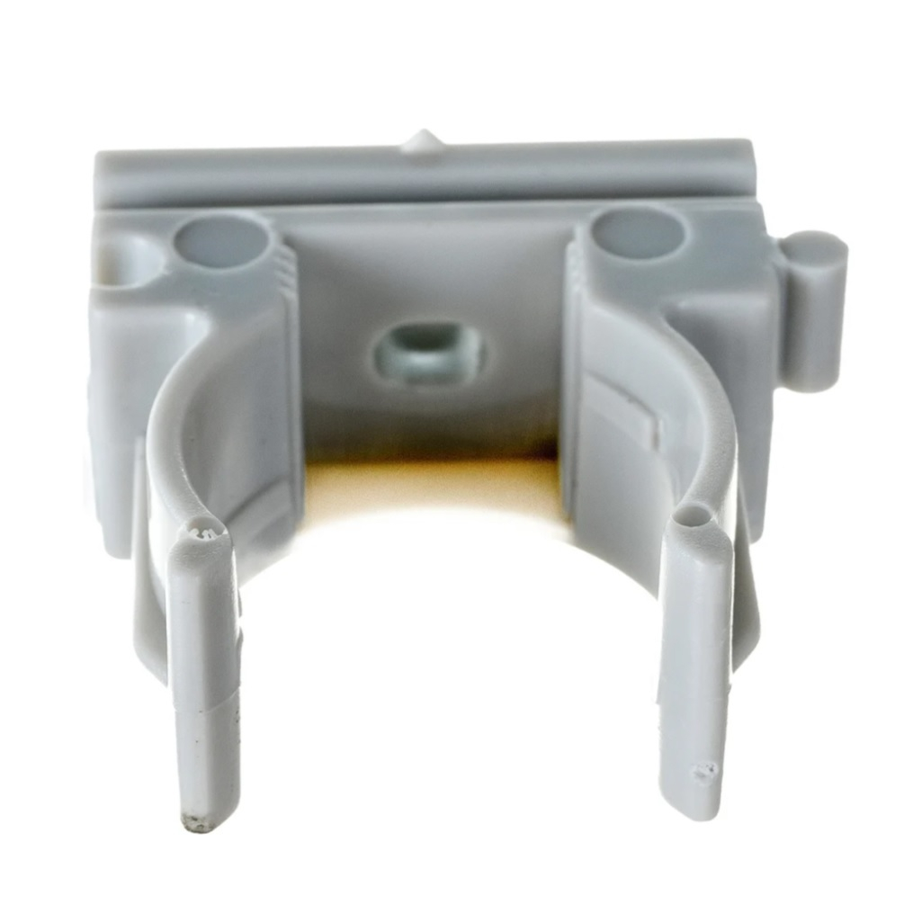 Держатель для труб Промрукав PR13.0120, с защелкой, клипса для монтажного пистолета, диаметр 20 мм