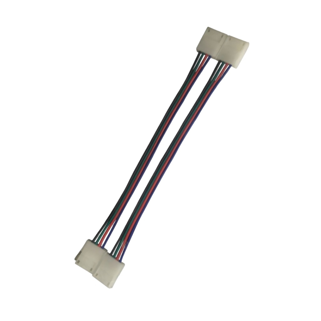 Набор коннекторов Gauss Basic DC 12/24В, BT434, для LED ленты шириной 10 мм, тип диодов RGB 5050, 2 шт