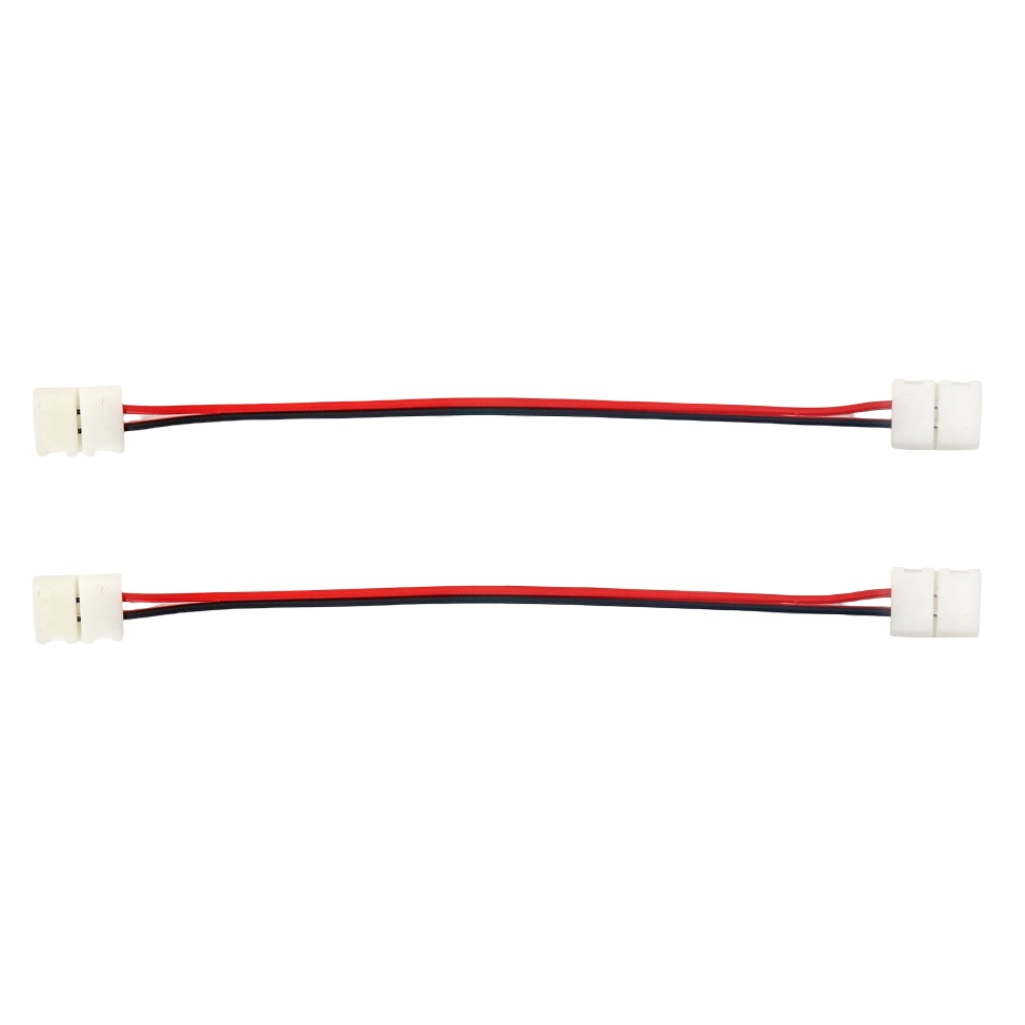 Набор коннекторов Gauss Basic DC 12/24В BT435, для LED ленты шириной 8 мм, тип диодов 3528/3014/283, IP65, 2 шт