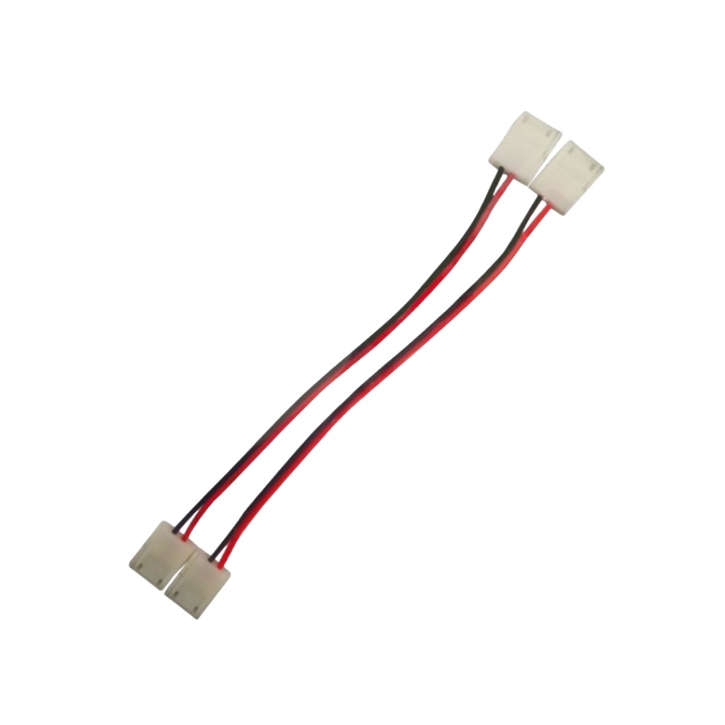 Набор коннекторов Gauss Basic DC 12/24В BT435, для LED ленты шириной 8 мм, тип диодов 3528/3014/283, IP65, 2 шт