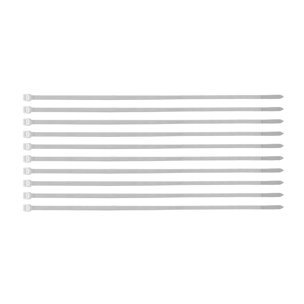 Стяжка кабельная Сибртех 45525 пластик 3.6х180 мм, упаковка 100 шт, белый