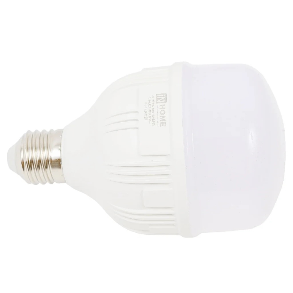 Лампа светодиодная In Home LED-HP-PRO, 4690612031071, 30Вт, 230В, Е27, 4000К, белый свет