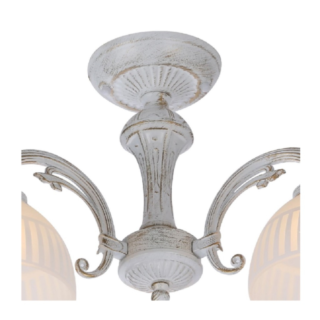 Люстра Reluce 74431-0.3-03, 3 лампы, E27, 120 Вт, стекло, до 6 кв.м 