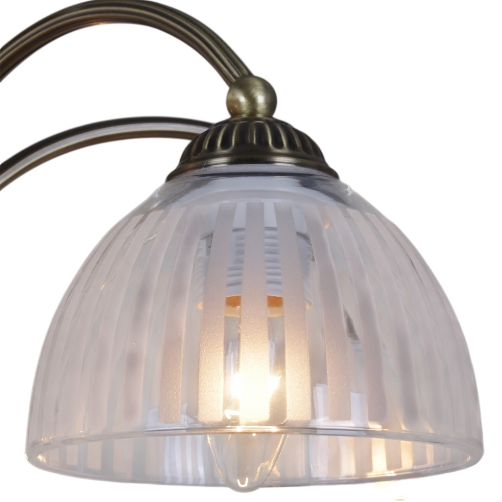 Люстра Illumico IL0564-8CSQ-25AB ELITE, 8 ламп, E27, 320 Вт, стекло, до 16 кв.м