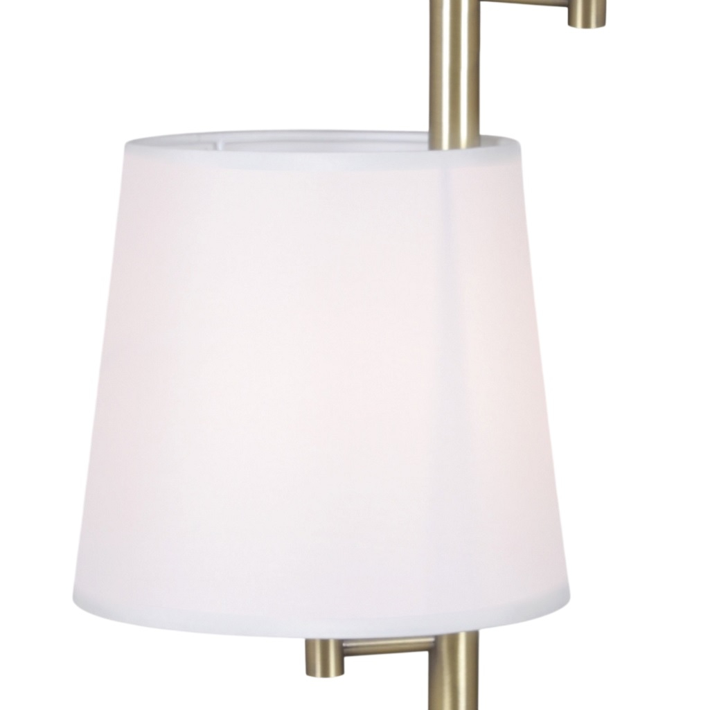 Люстра Illumico IL0803-2PSQ-26 AB DS, 2 лампы, E27, 80 Вт, текстиль, до 12 кв.м