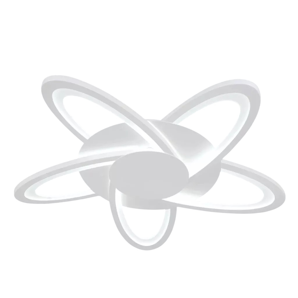 Люстра Reluce 06529-0.3-05 WH, 5 ламп, LED, 90 Вт, металл, до 16 кв.м