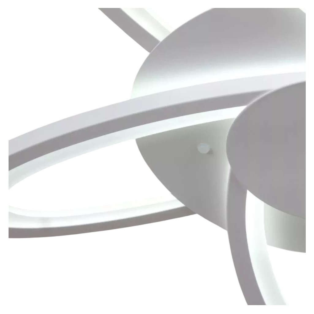 Люстра Reluce 06529-0.3-05 WH, 5 ламп, LED, 90 Вт, металл, до 16 кв.м