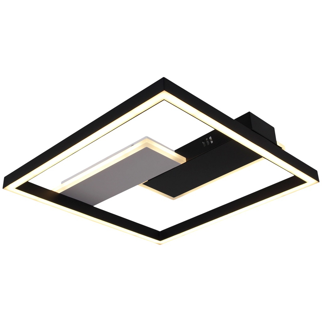 Люстра Reluce 29406-0.3-1+2 WT+BK, LED, 42 Вт, металл, до 4 кв.м