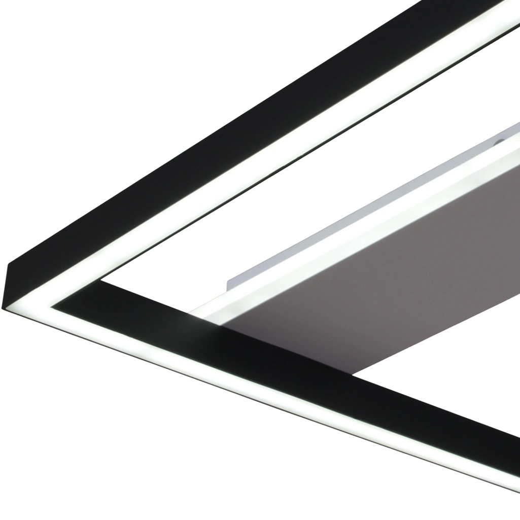Люстра Reluce 29406-0.3-1+2 WT+BK, LED, 42 Вт, металл, до 4 кв.м