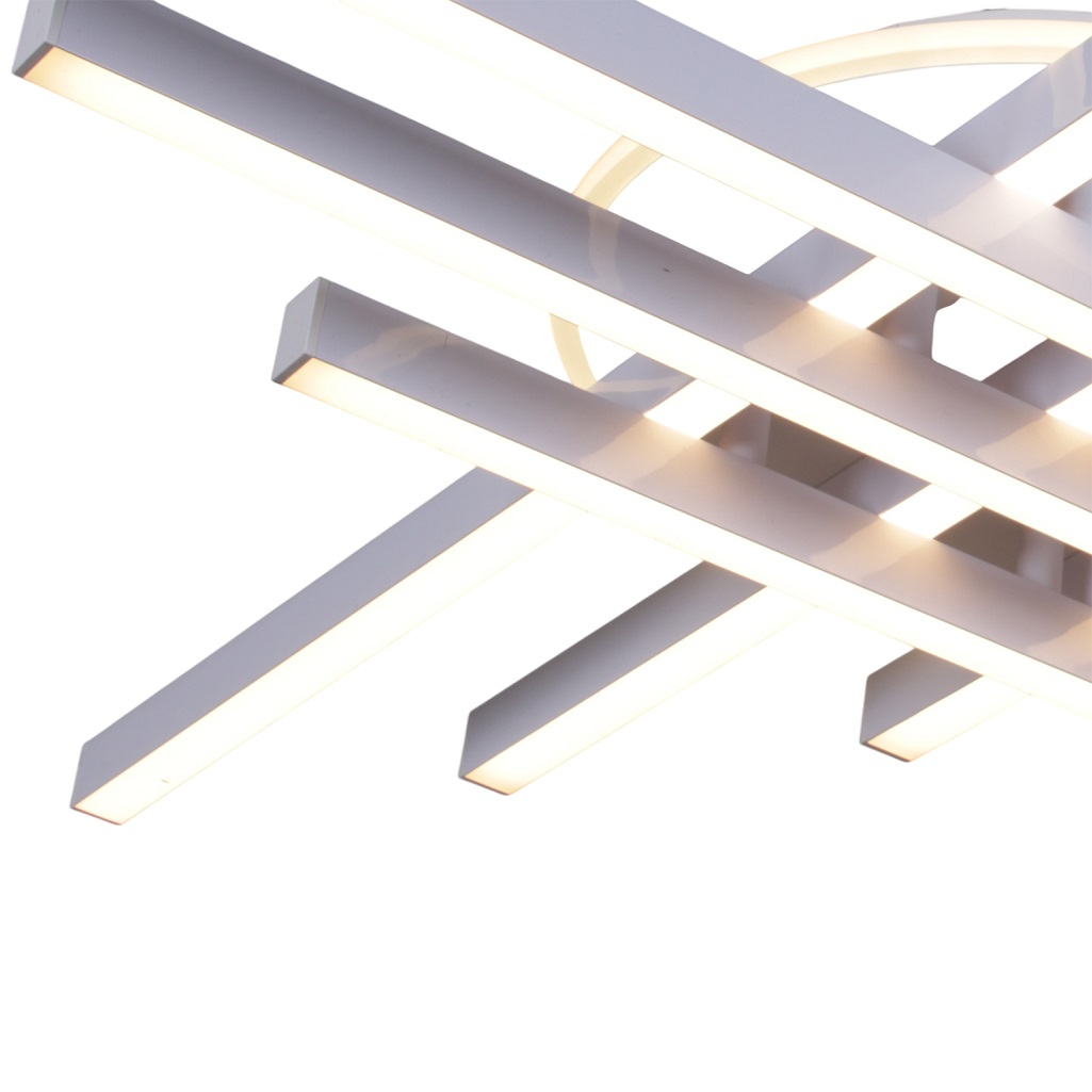 Люстра Reluce 31107-0.3-6+1S WT, LED, 52 Вт, металл, до 18 кв.м