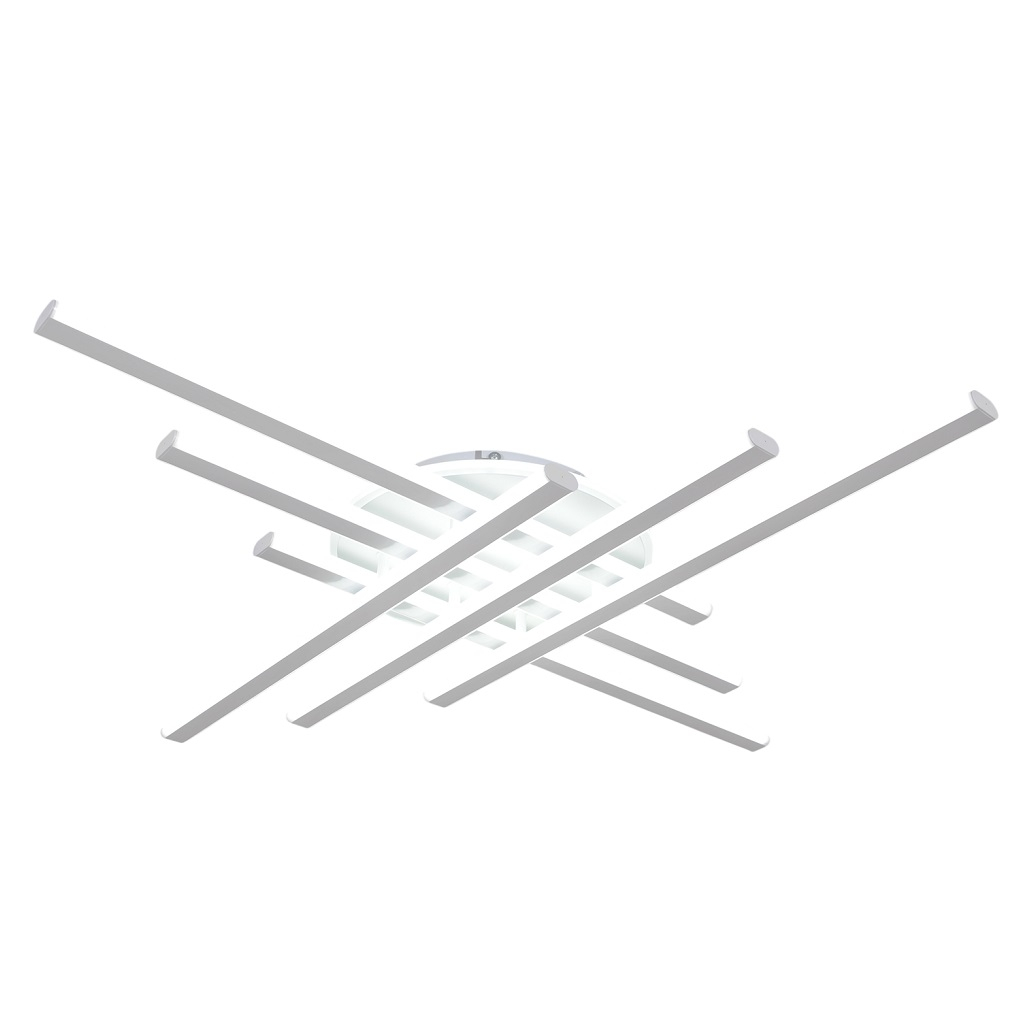Люстра Reluce 42107-0.3-6+1 WT, 7 ламп, LED, 150 Вт, пластик, до 28 кв.м