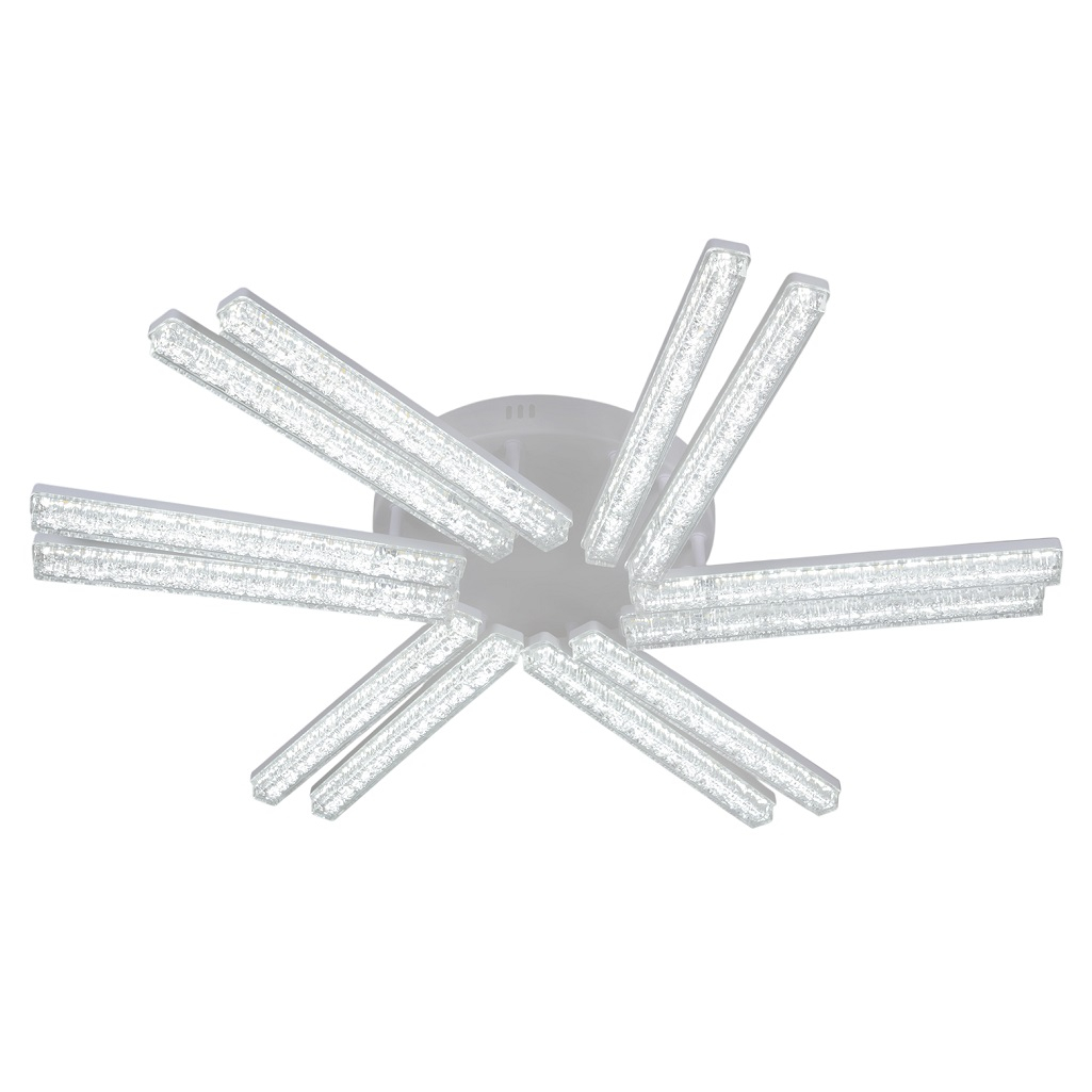 Люстра Reluce 58290-0.3-12 WH, 12 ламп, LED, 144 Вт, металл, до 26 кв.м
