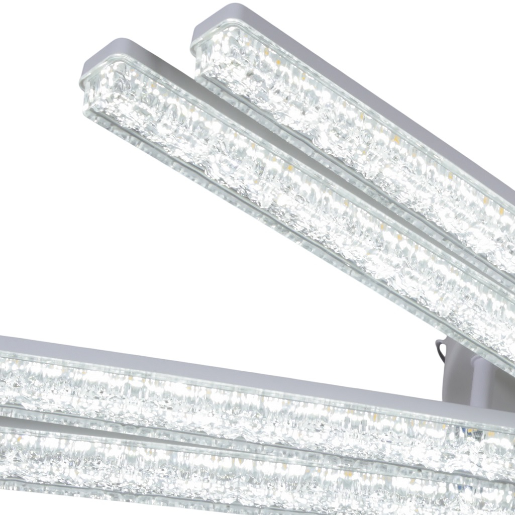 Люстра Reluce 58290-0.3-12 WH, 12 ламп, LED, 144 Вт, металл, до 26 кв.м