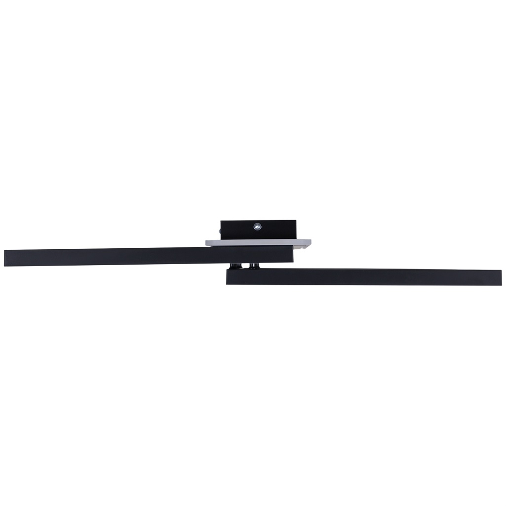 Люстра Reluce 60455-0.3-2+1L BK, LED, 79 Вт, металл, до 14 кв.м