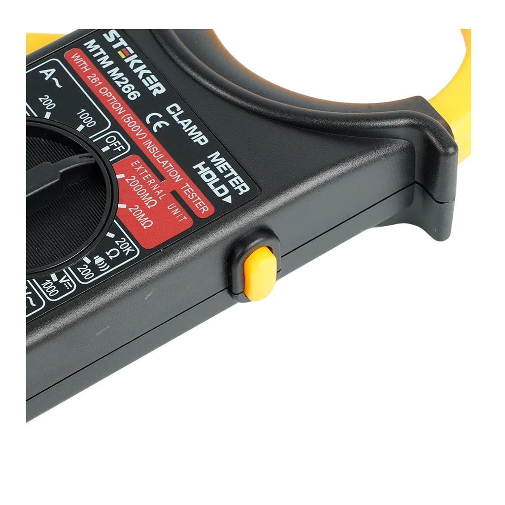 Клещи токоизмерительные Stekker MTM M266 49996, ручная регулировка, батарея крона
