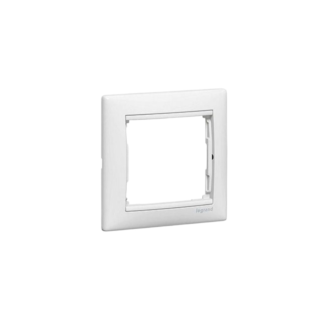 Рамка 1-местная Legrand Valena 694240, 82х82 мм, толщина 11.1 мм, пластик, белая