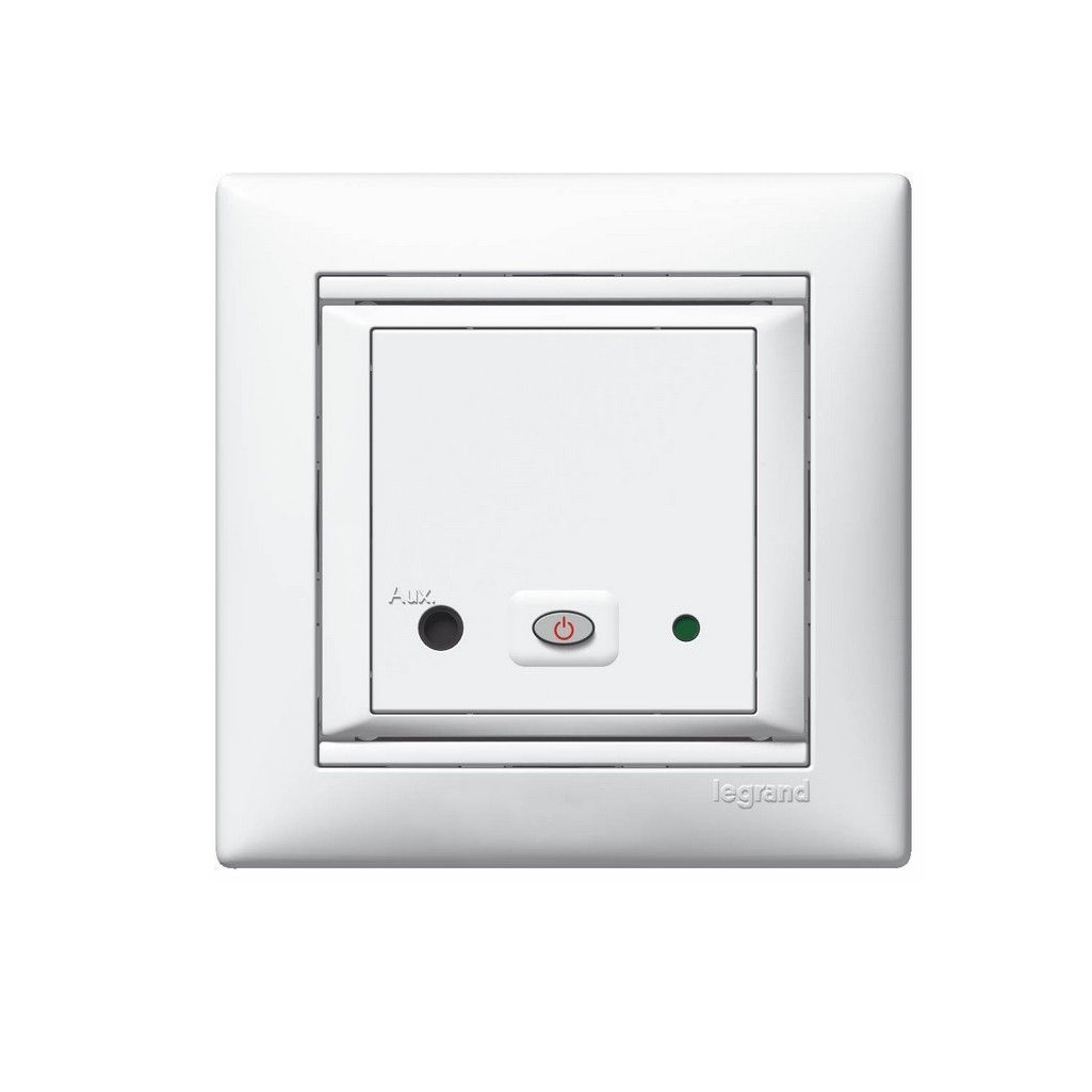 Рамка 1-местная Legrand Valena 694240, 82х82 мм, толщина 11.1 мм, пластик, белая