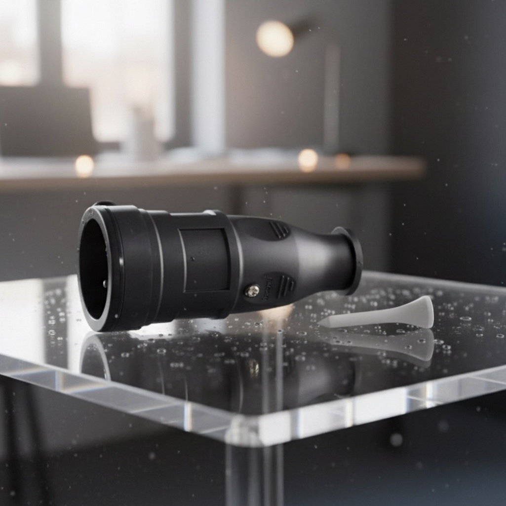 Колодка электрическая Lezard 106-0400-102, c заглушкой, каучук, 1х16А, 220В