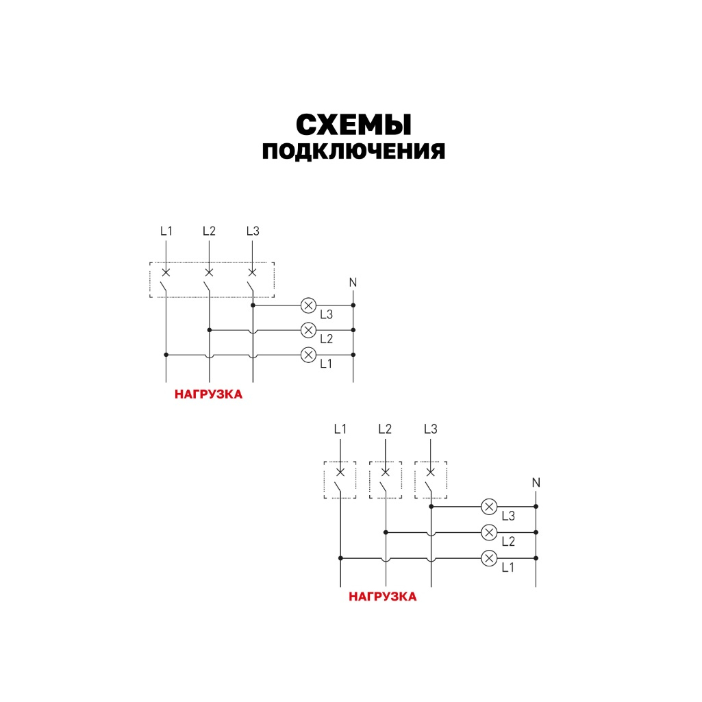 Индикатор напряжения EKF AV-L av-l-3ph-averes, трехфазный, 260 В, IP20, светодиод